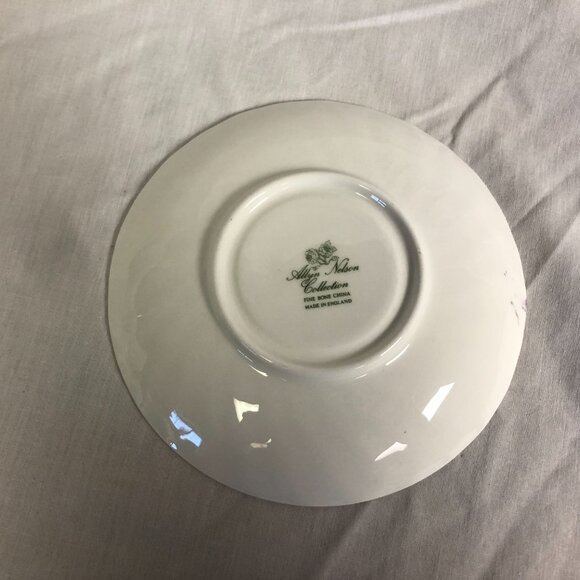 Allyn Nelson Fine Bone China England Cup & Saucer Sets Pink Roses & Ivy - Picture 12 of 14